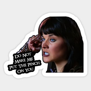 Xena Pinch Sticker